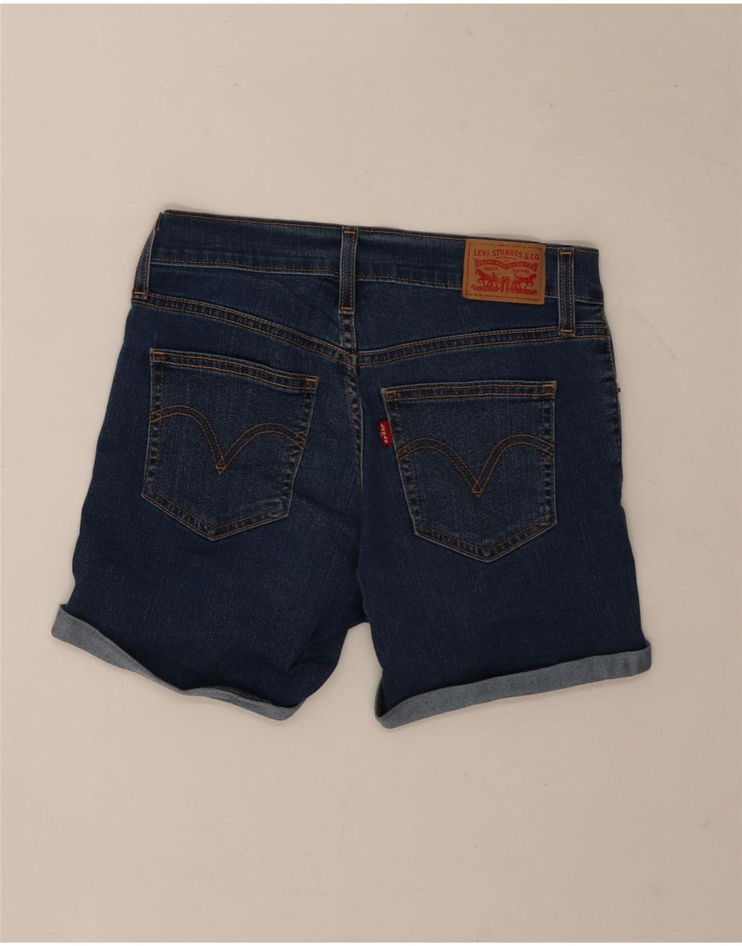 Levi's denimshorts til kvinder W26 Små marineblå bomuld