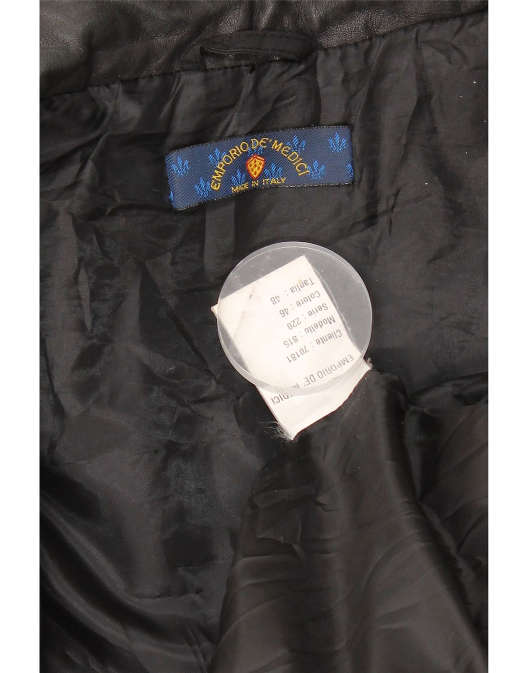 Vintage vindjakke til kvinder IT 48 XL sort polyester