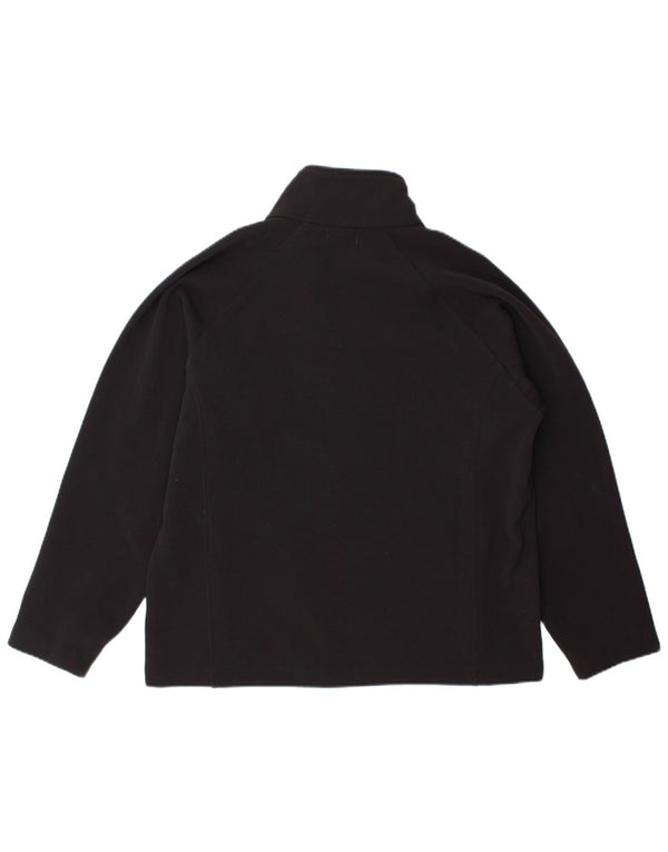Kappa træningsdragt topjakke til kvinder UK 18 XL sort polyester