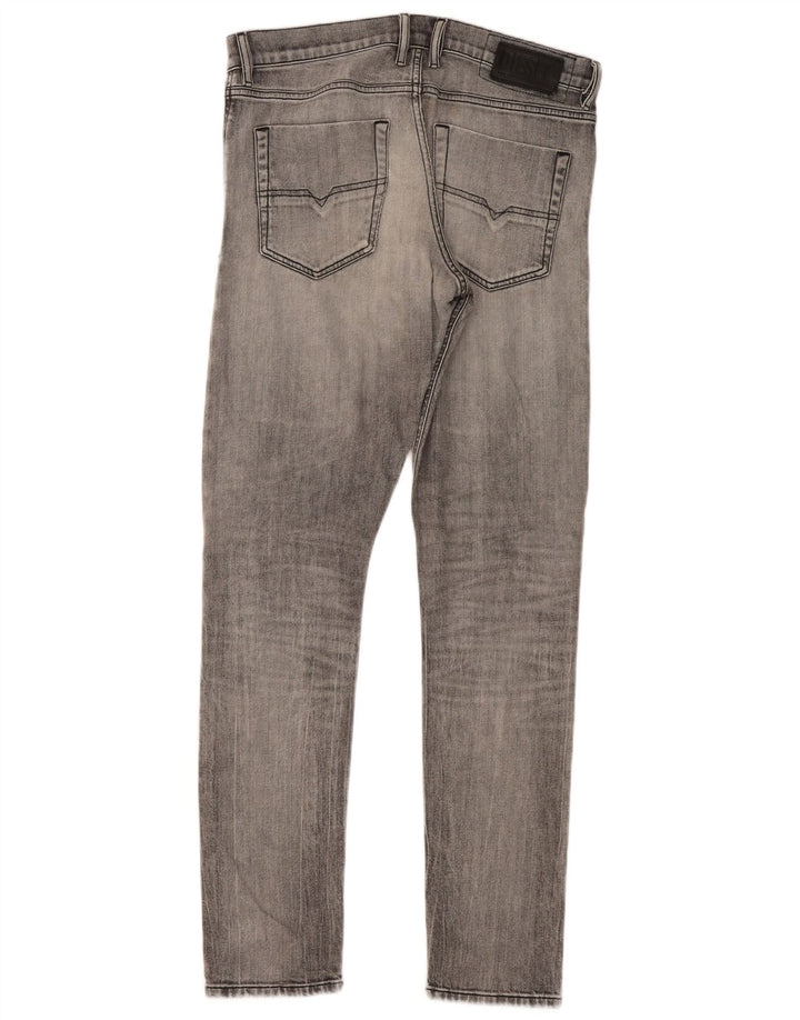 Diesel Herre Slim Jeans W32 L32 Grå Bomuld