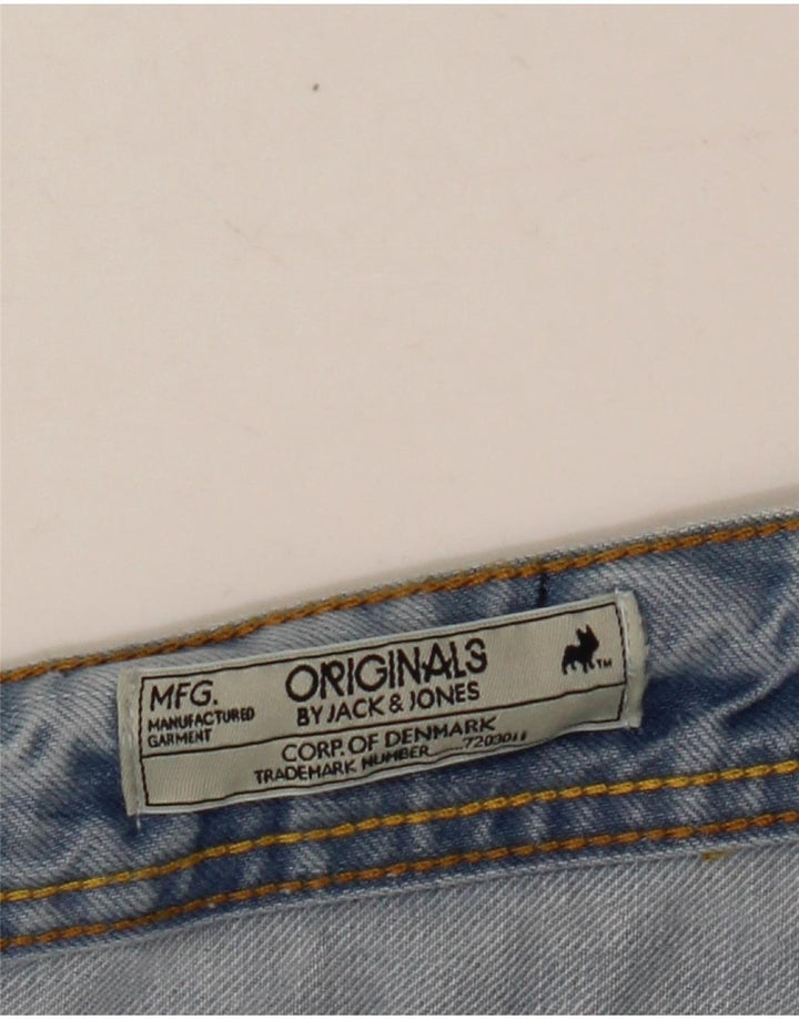 Jack & Jones Herre Tim Distressed Slim Jeans W34 L31 Blå