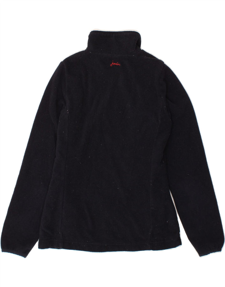 JOULES Womens Fleece Jacket UK 8 Small  Navy Blue Polyester Vintage Joules and Second-Hand Joules from Messina Hembry 