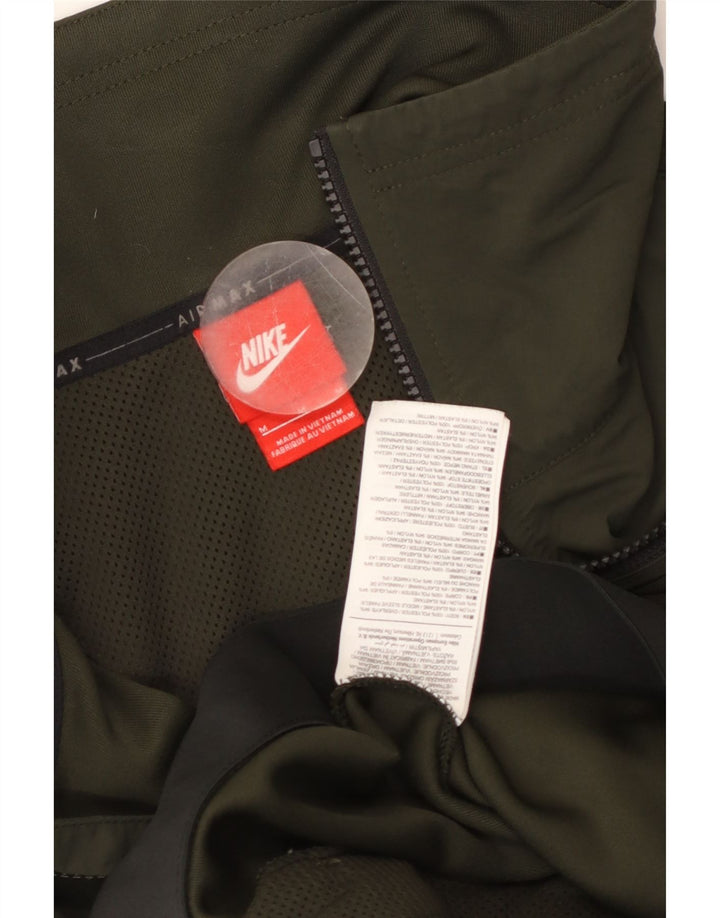 NIKE Herre Air Max Grafisk træningsdragt Topjakke Medium Khaki Colourblock