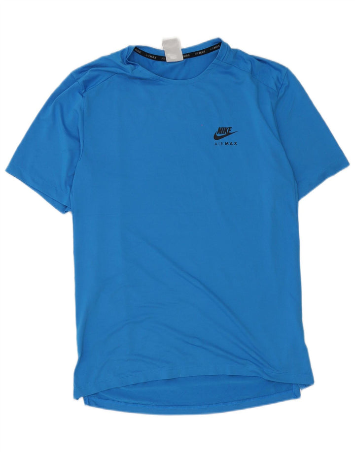Nike grafisk T-shirt top til mænd, lille blå polyester