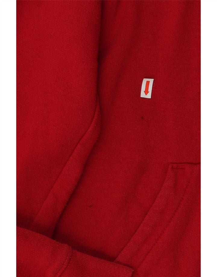 JORDAN drenge hættetrøje 12-13 år Stor rød bomuld