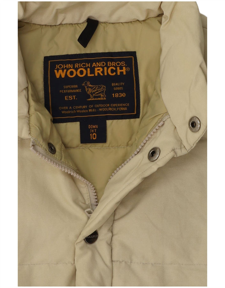 Woolrich Boys Polstret Gilet 9-10 år Beige