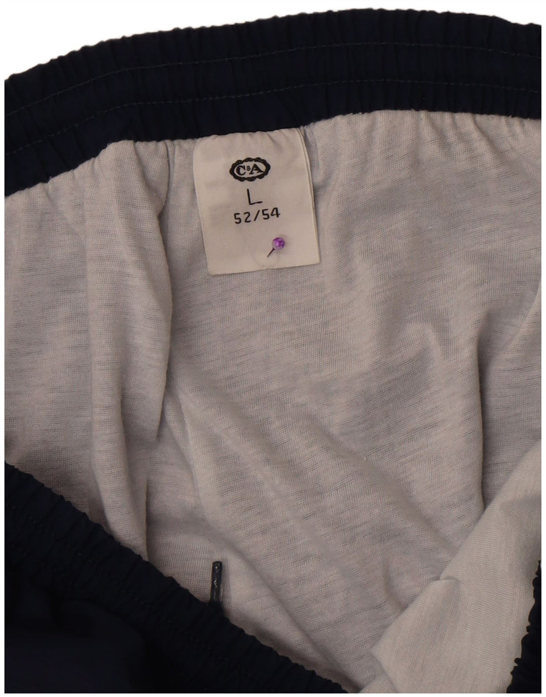 C&A Herre træningsdragt Bukser Joggers Large Navy Blue Colourblock Polyamid