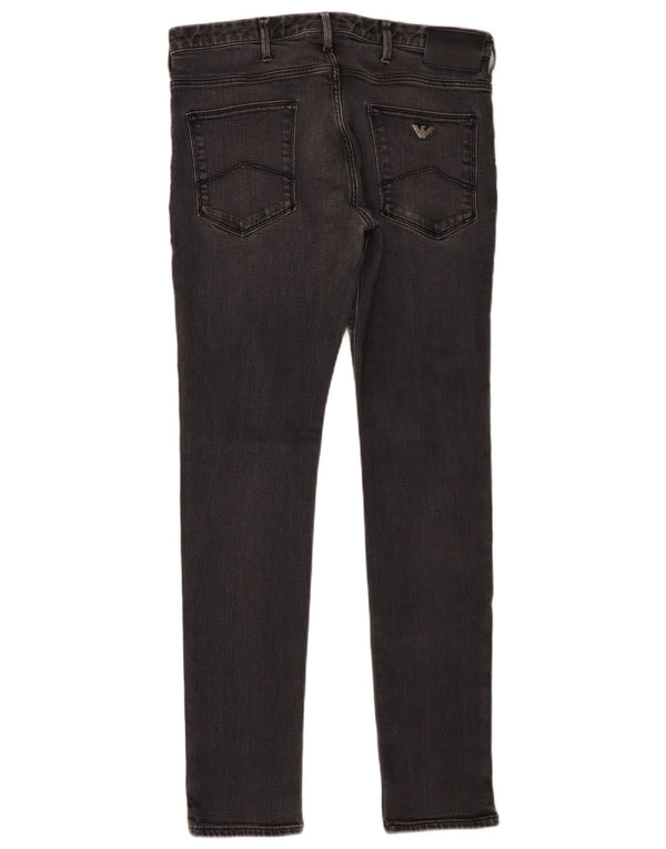 Emporio Armani Slim Jeans til mænd W32 L32 Grå