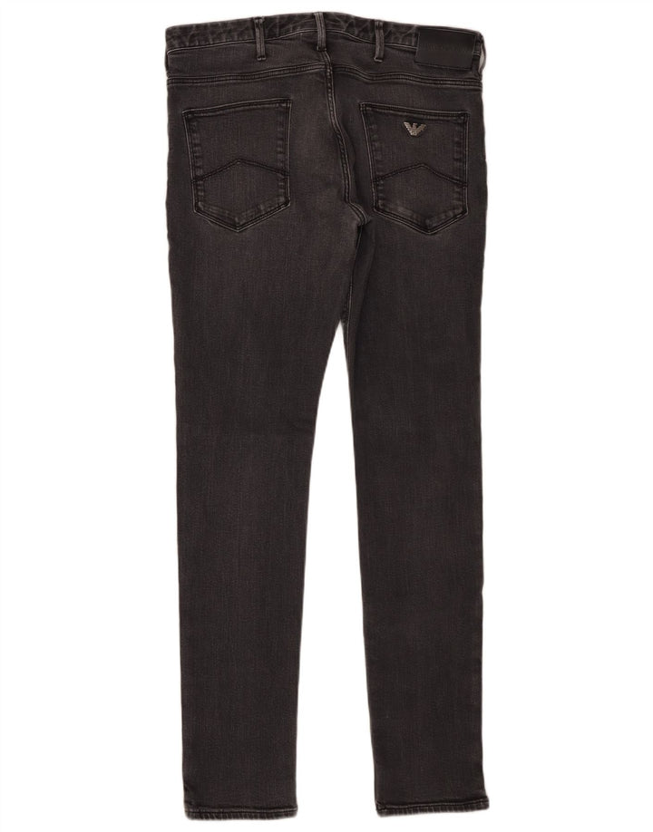Emporio Armani Slim Jeans til mænd W32 L32 Grå