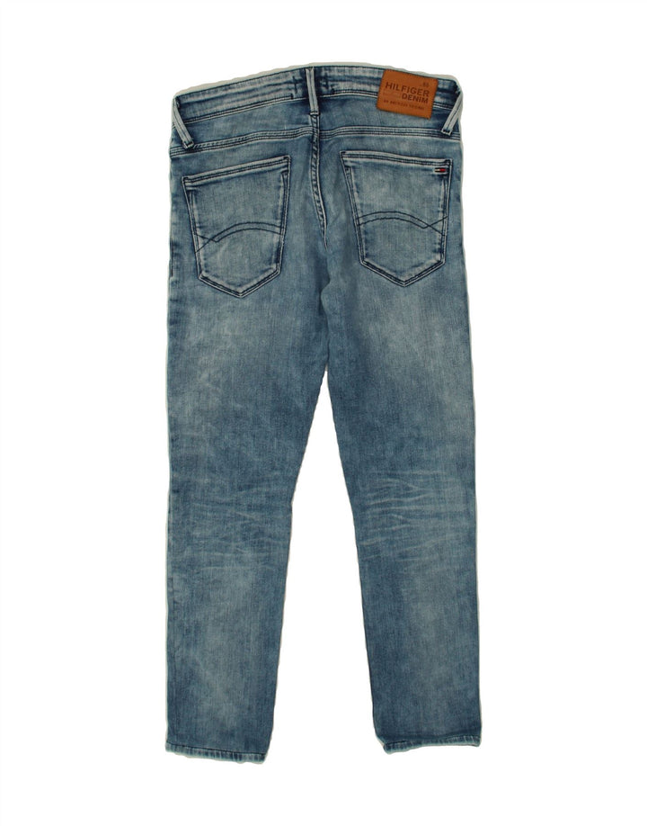 TOMMY HILFIGER Womens Slim Jeans W29 L25 Blue Cotton Vintage Tommy Hilfiger and Second-Hand Tommy Hilfiger from Messina Hembry 