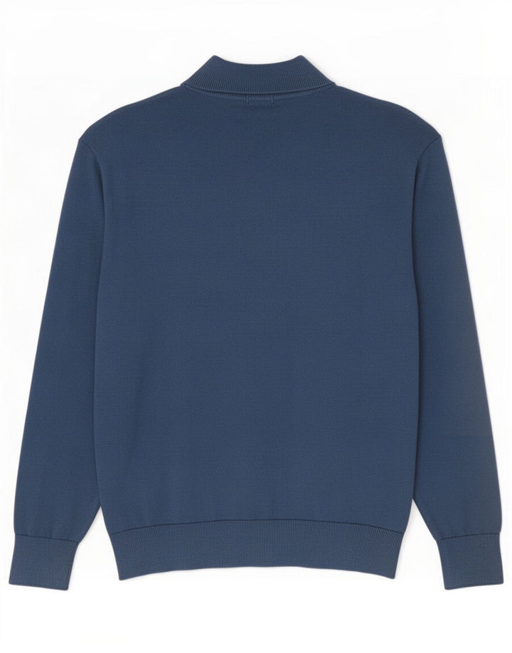 Timberland Herre Zip Neck Jumper Sweater XL Blå Bomuld