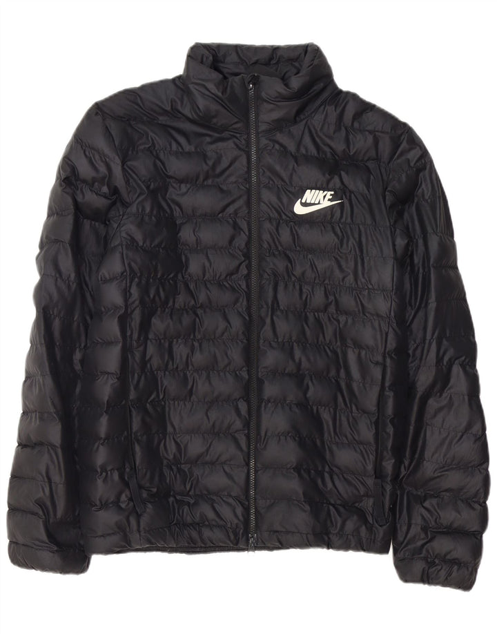 Nike Polstret jakke til mænd UK 36 Lille sort polyester