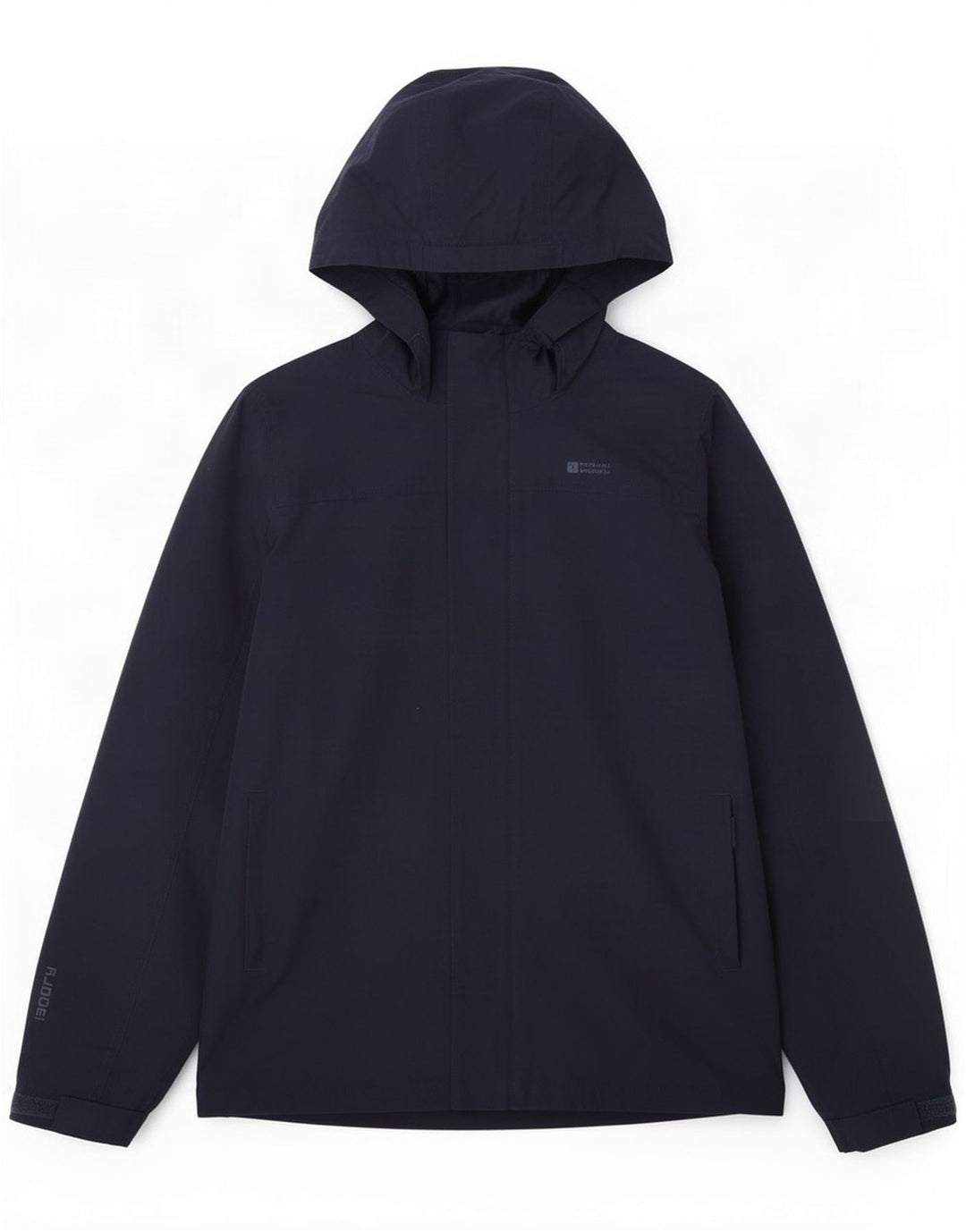Mountain Warehouse Regnjakke med hætte til drenge 12-13 år Marineblå polyester