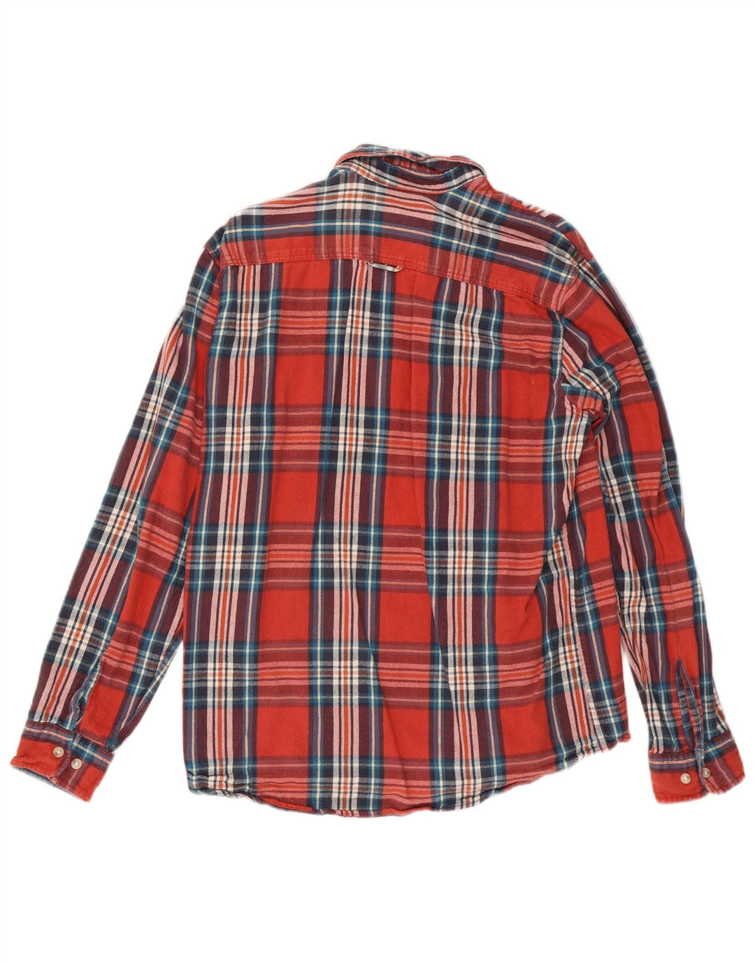 Jack & Jones herre flannelskjorte stor rød ternet bomuld