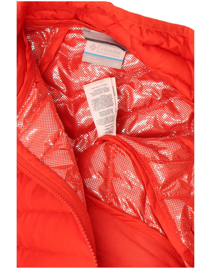 Columbia polstret jakke til kvinder UK 6 XS Rød polyester