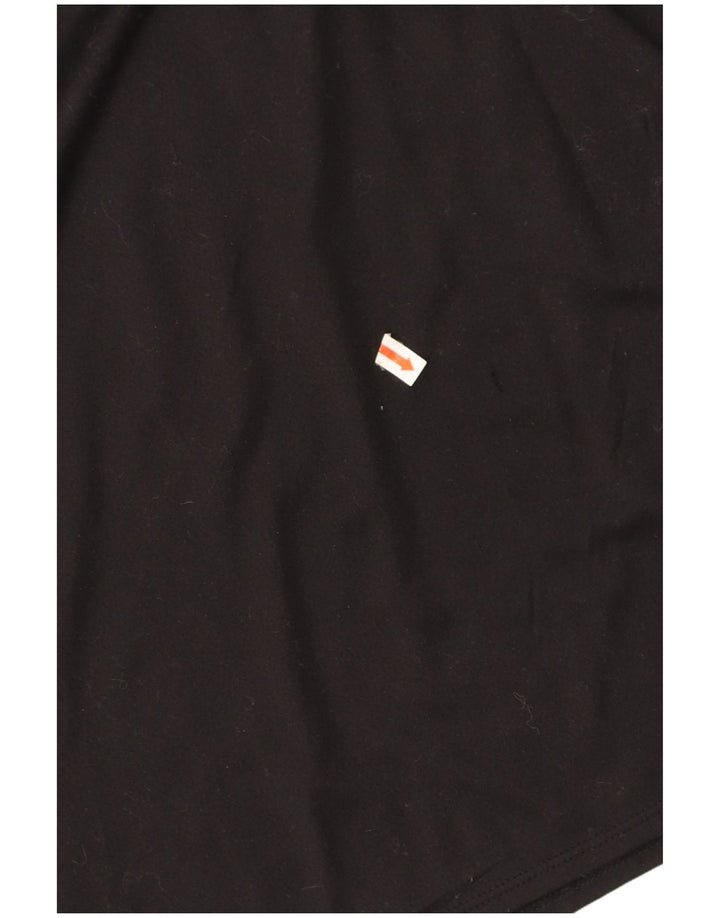 NIKE Dame Dri Fit T-Shirt Top UK 10 Lille Sort