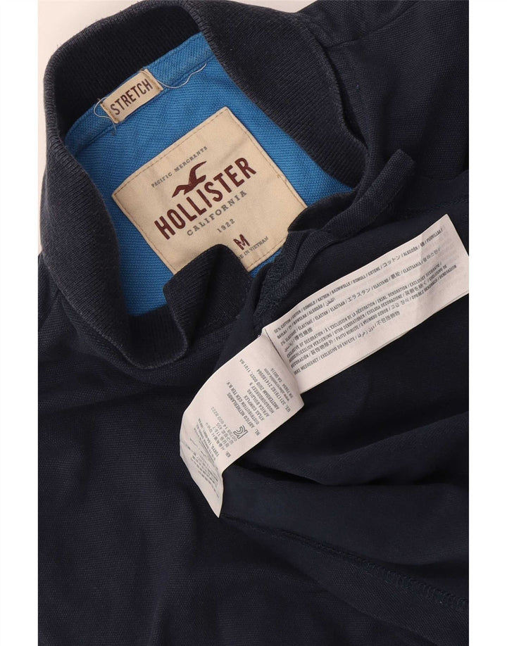 Hollister Poloskjorte til mænd Medium Navyblå Bomuld