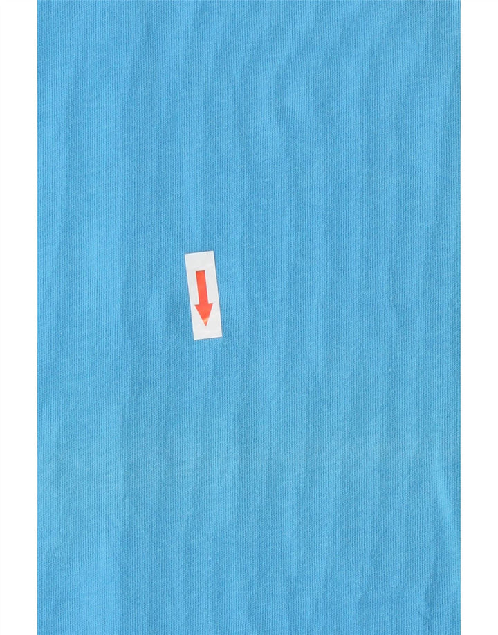 Adidas Herre Climalite T-Shirt Top Stor Blå Bomuld