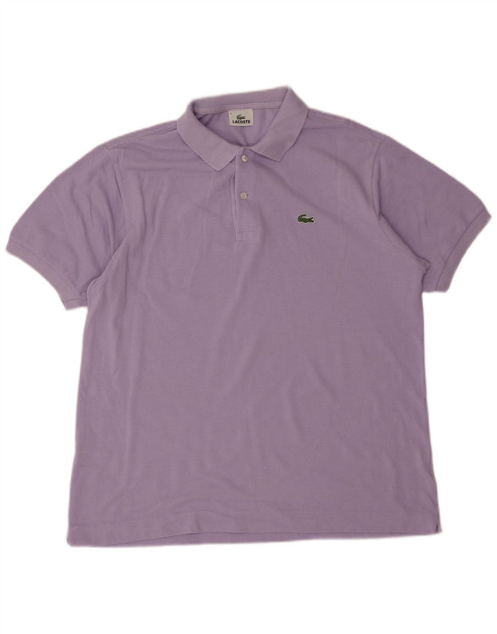 Lacoste herre poloskjorte str. 5 Large Lilla bomuld
