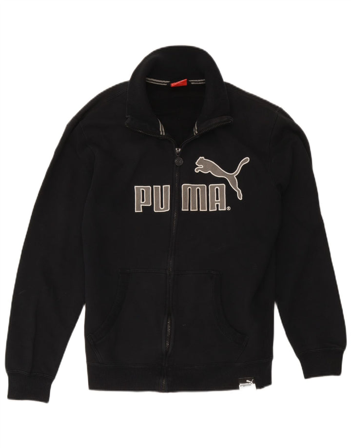 Puma Herre grafisk træningsdragt Topjakke Medium Sort Bomuld