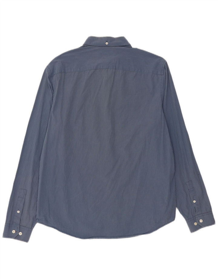 Penguin Heritage Slim Fit Skjorte Stor Blå Nålestribe