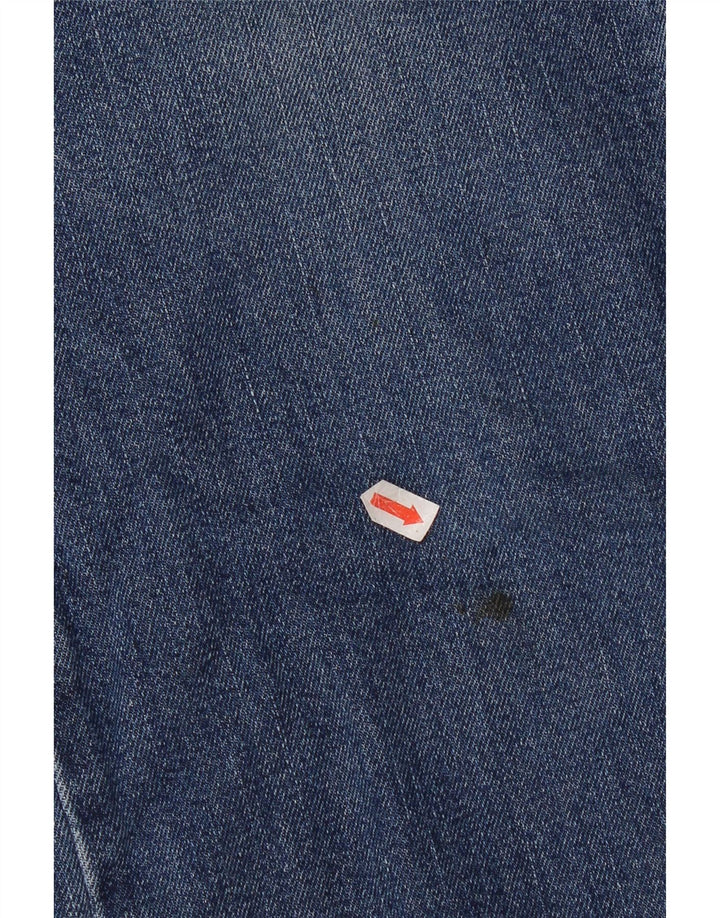 Wrangler Herre Regular Fit Straight Jeans W34 L32 Blå Bomuld