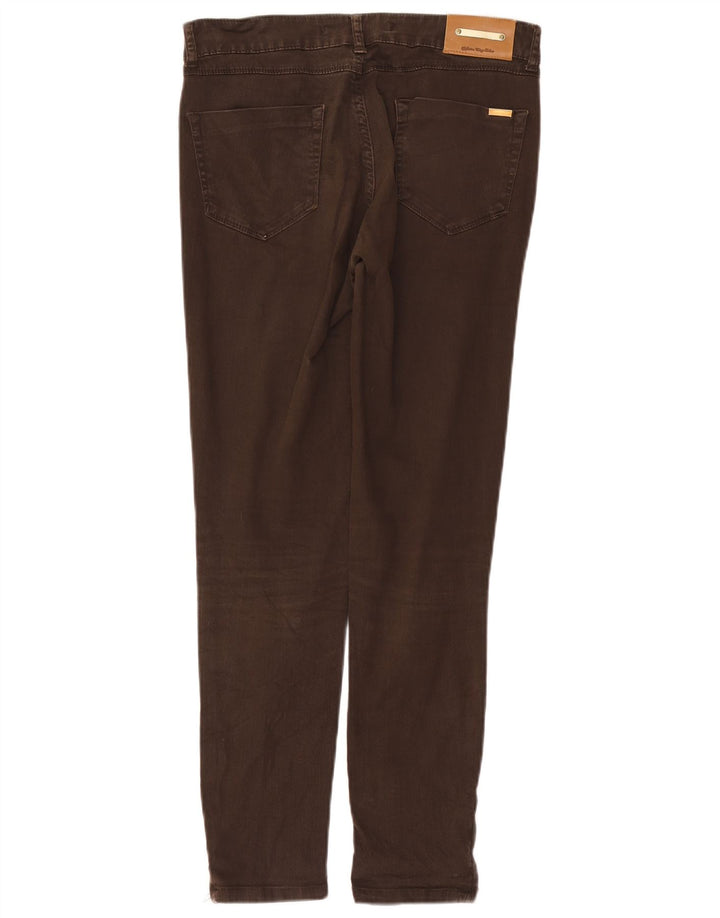 Zara Herre Slim Jeans EU 40 Medium W30 L28 Brun Bomuld