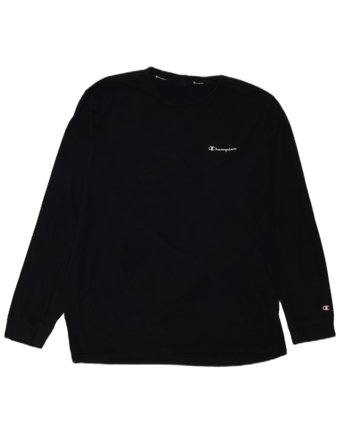 CHAMPION Mens Top Long Sleeve 3XL Navy Blue