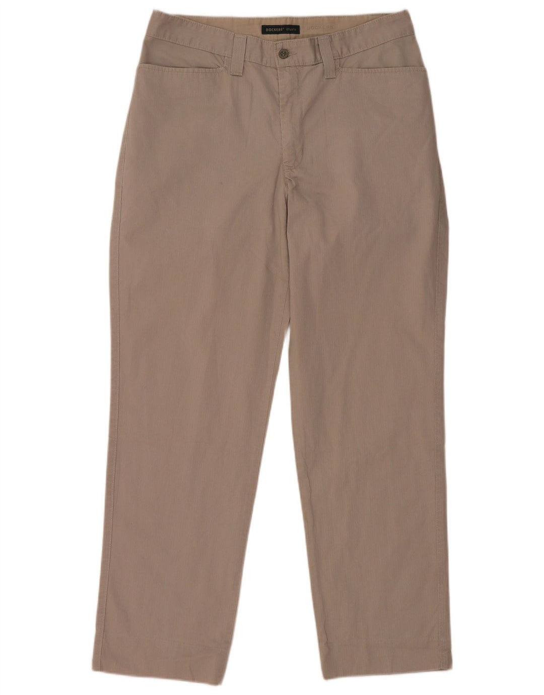 Dockers Herre Khakis Regular Fit Chino Bukser W34 L29 Grå Bomuld
