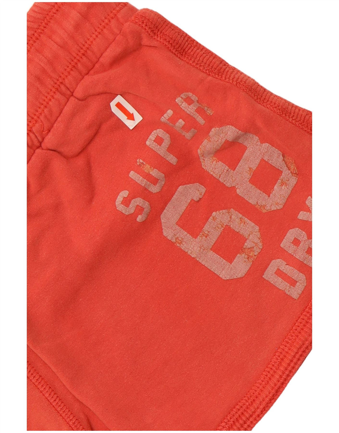 Superdry Graphic Sports Shorts til kvinder UK 16 Large Orange Bomuld