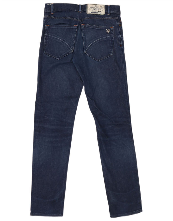 Harmont & Blaine Mens Slim Jeans W34 L32 Blue Cotton