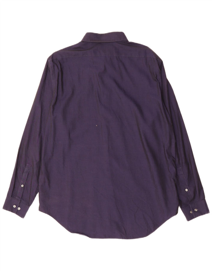 CALVIN KLEIN JEANS Slim Fit skjorte herre str. 17 XL Marineblå bomuld