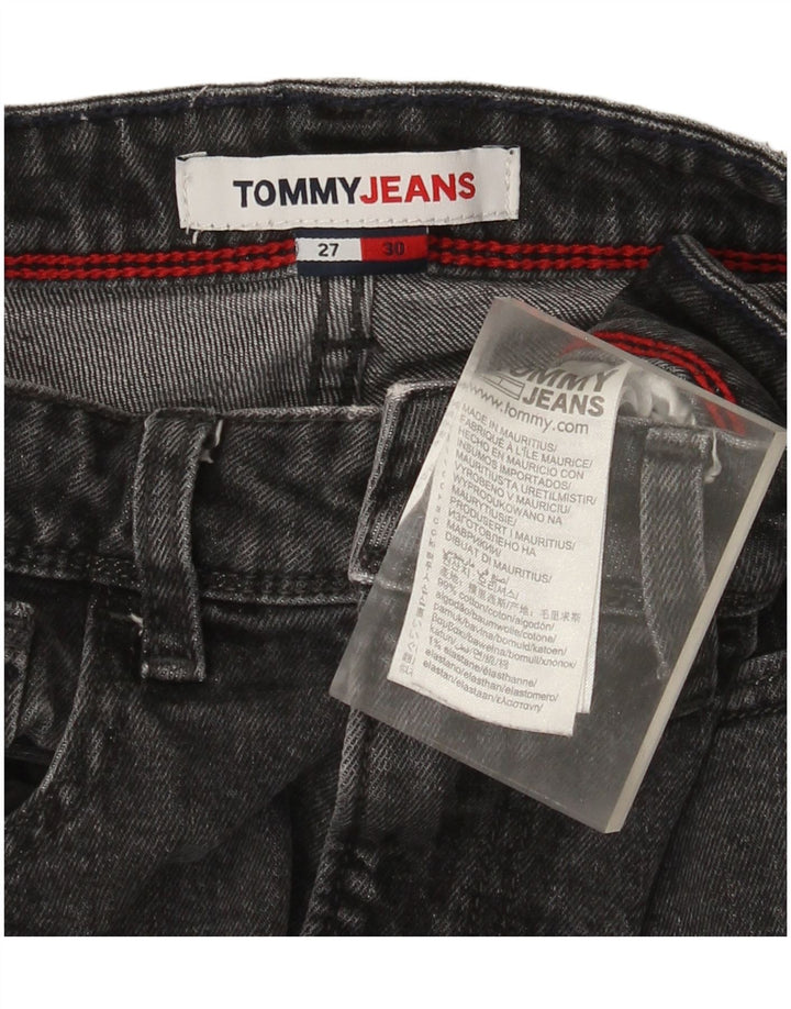 Tommy Hilfiger Straight Jeans til mænd W27 L26 Grå bomuld