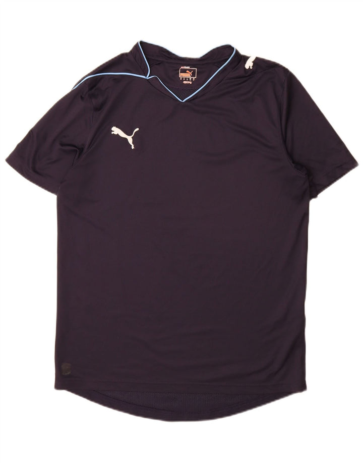 Puma herre T-shirt top mellem marineblå polyester