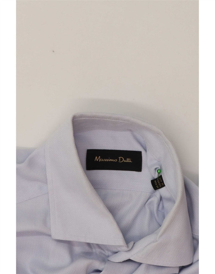 Massimo Dutti Herreskjorte EU 39 Mellemblå