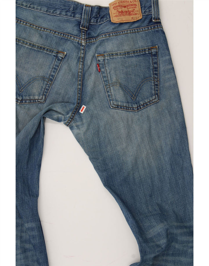 LEVI'S Mens 511 Slim Jeans W33 L31 Blue Vintage Levi's and Second-Hand Levi's from Messina Hembry 
