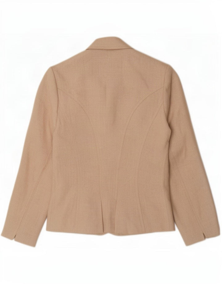 Ralph Lauren Dame 7-knaps blazerjakke US 8 Medium Beige Linen