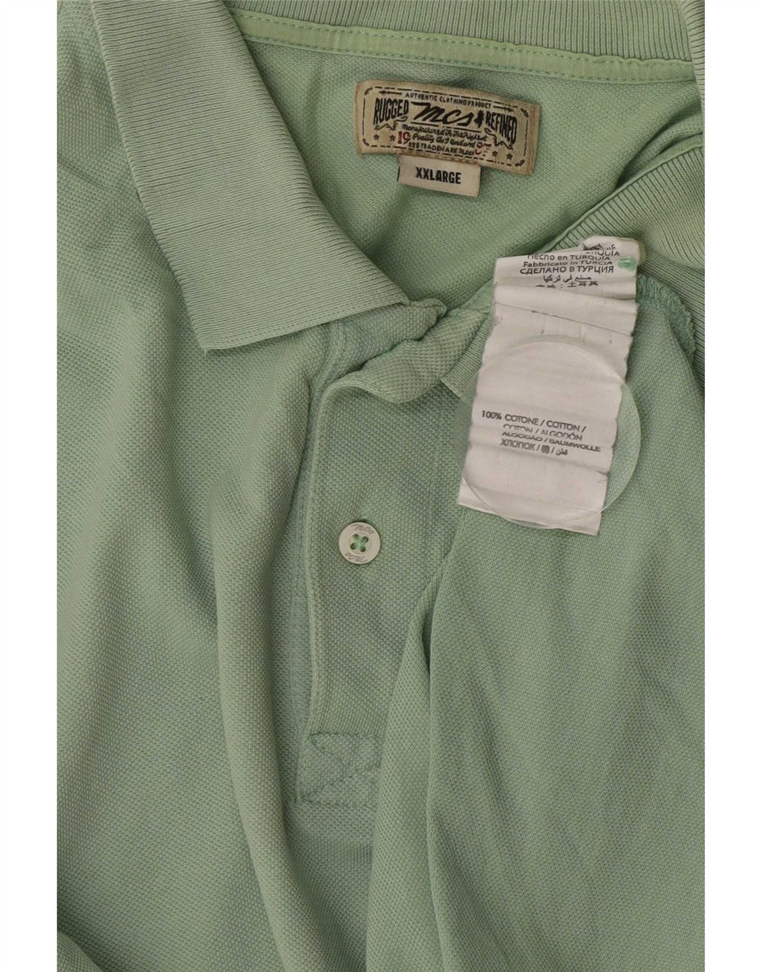 Marlboro Classics Polo Shirt til mænd 2XL Grøn Bomuld
