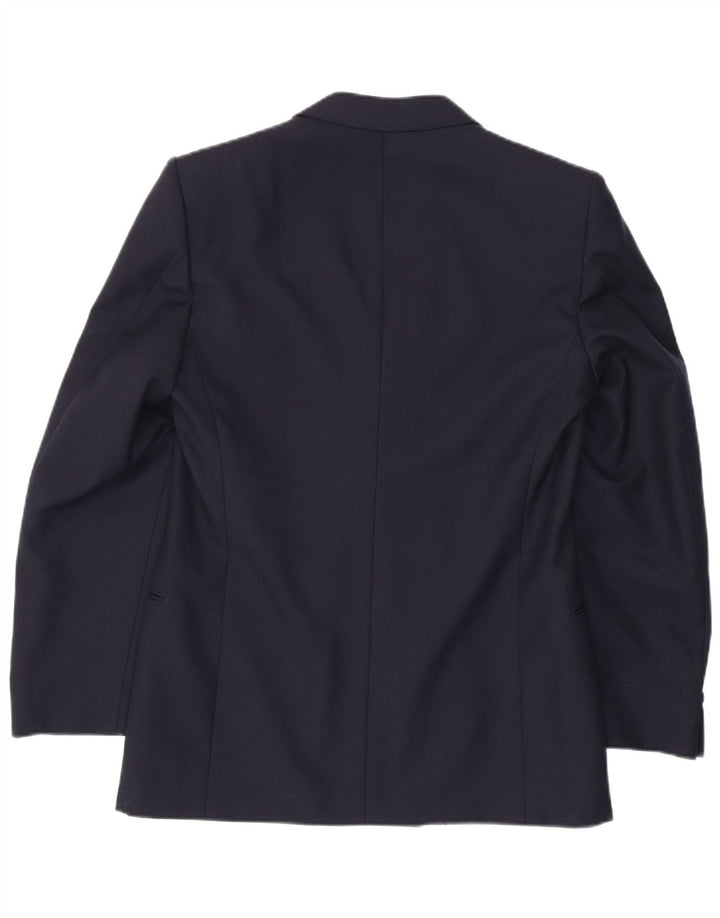 FACIS Herre dobbeltradet blazerjakke IT 52 XL Marineblå Virgin Wool