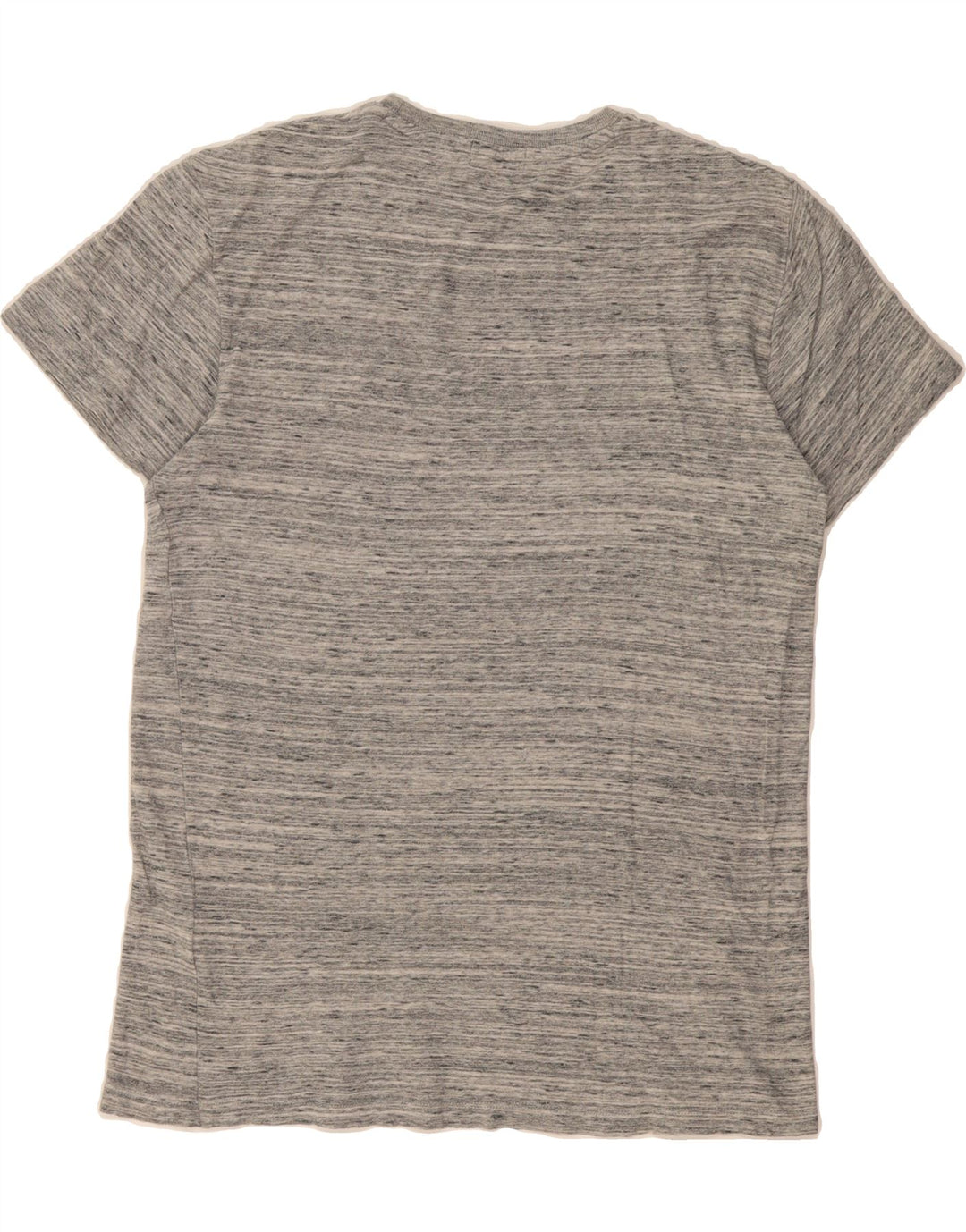 SUPERDRY Mens T-Shirt Top Medium Grey Flecked Cotton Vintage Superdry and Second-Hand Superdry from Messina Hembry 