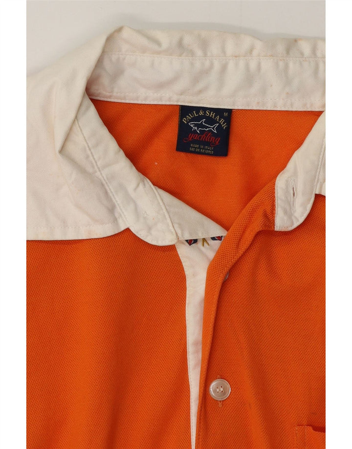 PAUL & SHARK Rugby poloshirt til mænd Medium Orange