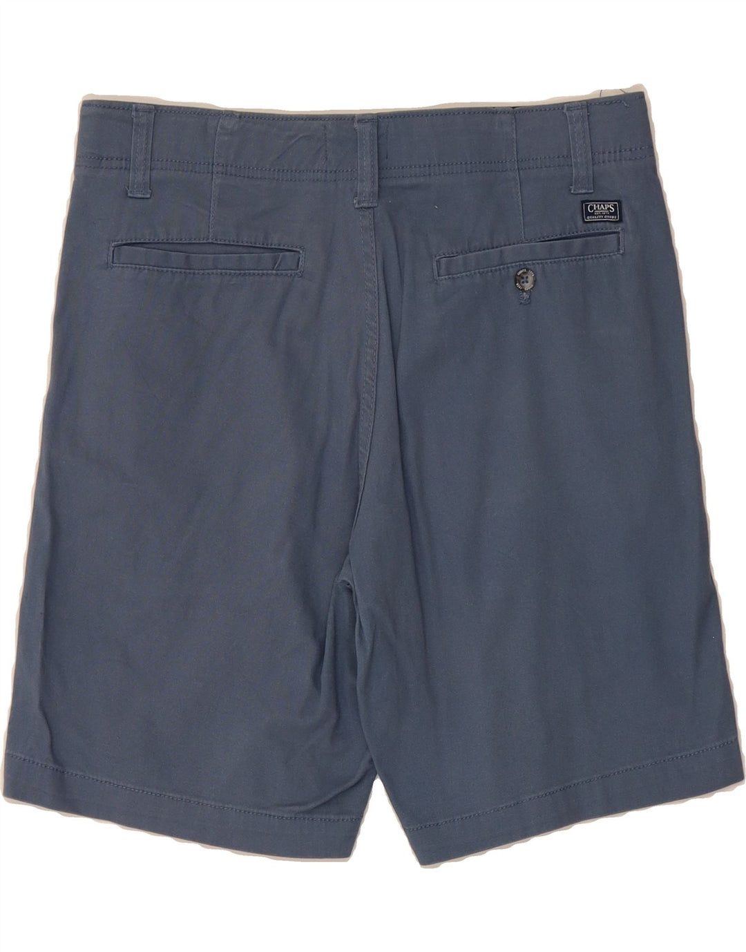 CHAPS Mens Regular Fit Chino Shorts W30 Medium Blue Cotton Vintage Chaps and Second-Hand Chaps from Messina Hembry 