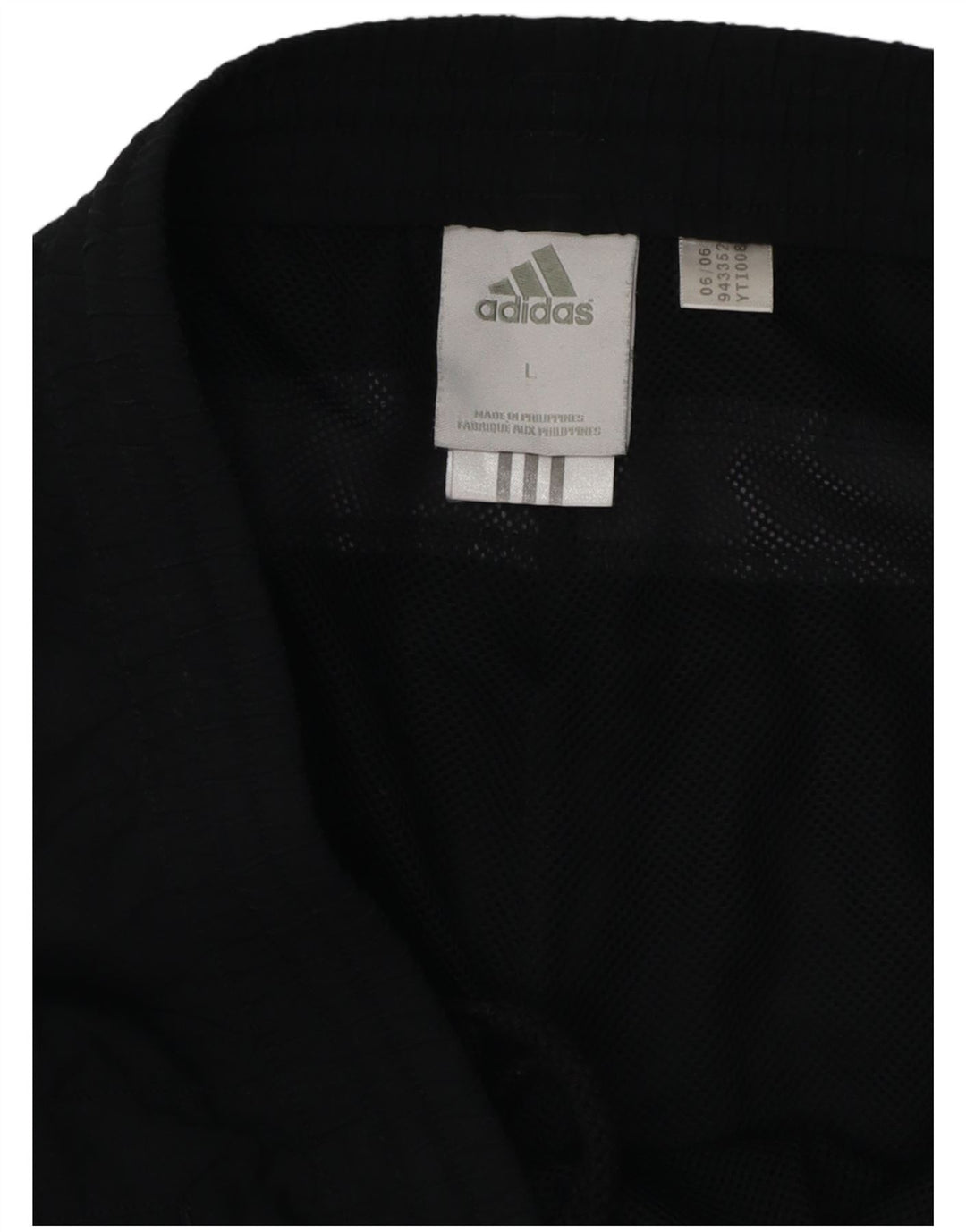 ADIDAS Træningsdragt bukser til mænd Large Black Colourblock Polyester
