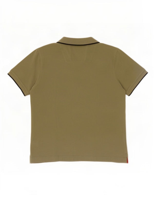 Aeronautica Militare Mens Polo Shirt Large Khaki Cotton