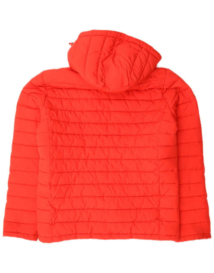 Superdry Polstret hættejakke til mænd UK 40 Stor rød polyester