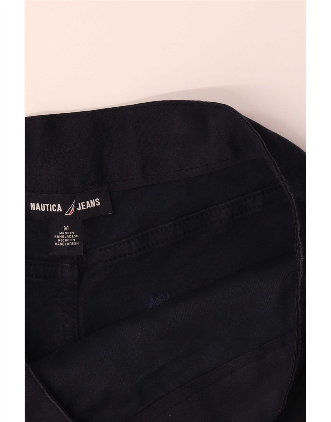 Nautica chinoshorts til kvinder Medium W30 Marineblå bomuld