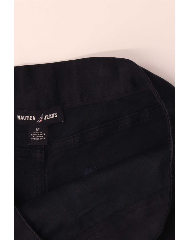 Nautica chinoshorts til kvinder Medium W30 Marineblå bomuld