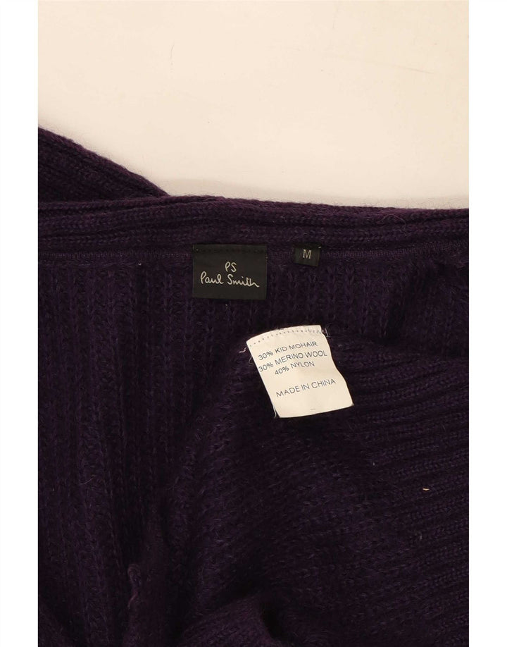 Paul Smith Herre cardigan sweater Medium Lilla Uld