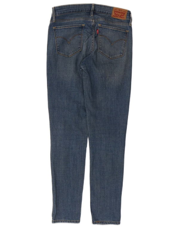 Levi's Dame 711 Skinny Jeans W27 L27 Blå Bomuld