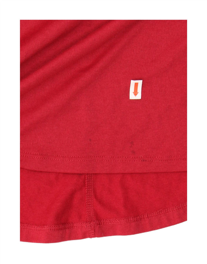 Nike Dame Dri Fit Vest Top UK 12 Medium Rød Polyester